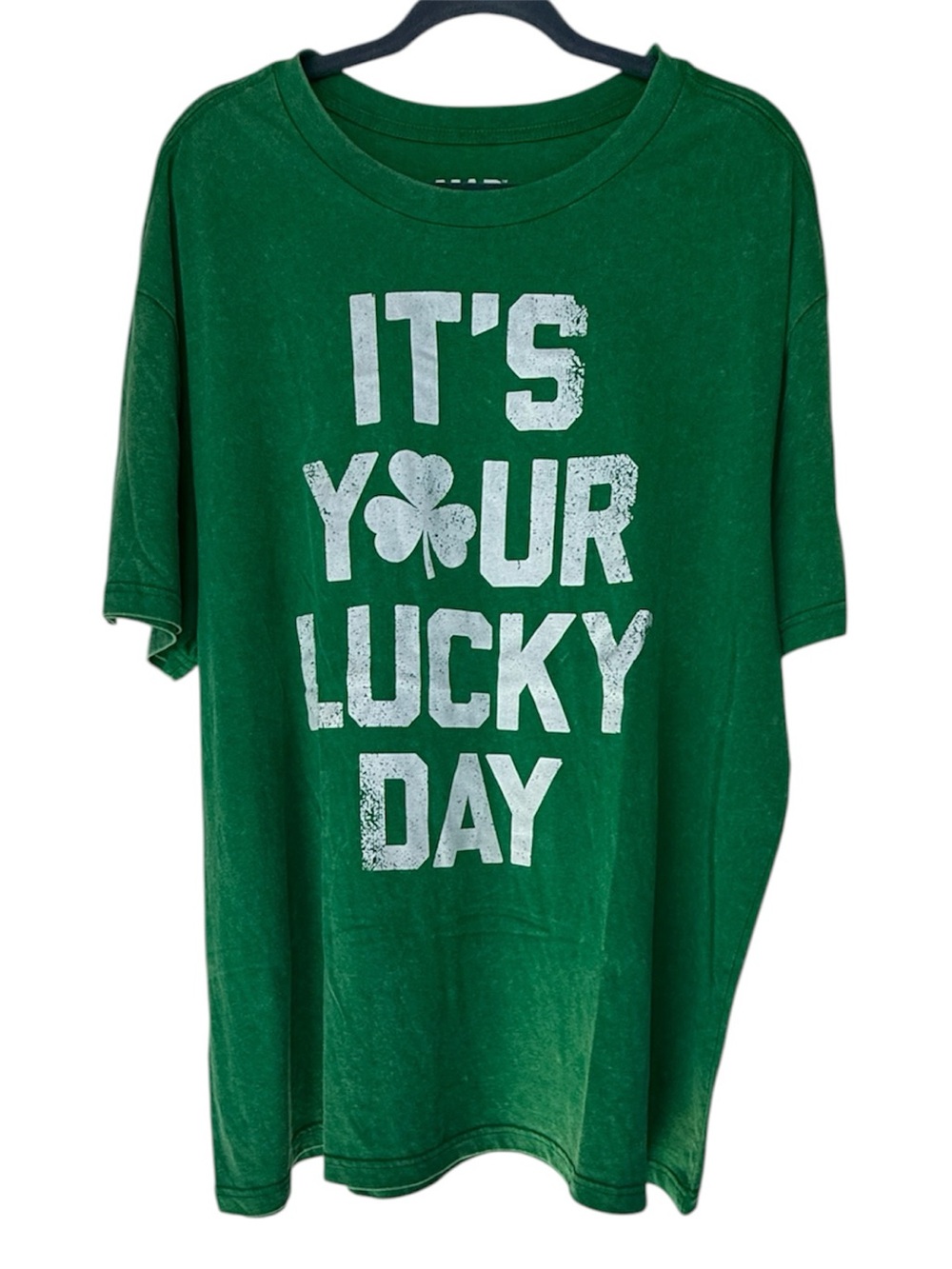 MAD Engine Green 'It's Your Lucky Day' Graphic Tee